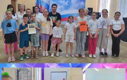 Педагоги провели игровую программу «Классная кампания» для детей, посещающих летнюю оздоровительную площадку «Радуга».