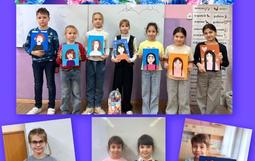 Педагог дополнительного образования О.А. Гаранина МБОУ ДО ДЮЦ организовала выставку «Мамочка любимая» с учащимися МАОУ СОШ № 19