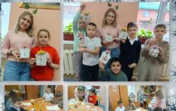 В МАОУ СОШ №34 педагог дополнительного образования МБОУ ДО ДЮЦ А.П. Демешко провела для обучающихся мастер-класс под названием «Зимние узоры». 