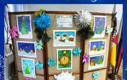 В МАОУ СОШ № 39 состоялась новогодняя выставка.