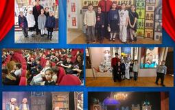 Педагог дополнительного образования МБОУ ДО ДЮЦ Ф.Ю. Филев вместе с творческим объединением «Фабула» отправились в Краснодарский краевой театр кукол.