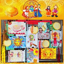 Работы получились интересные и красочные. 