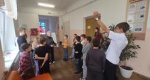 В МБОУ ДО ДЮЦ в рамках проекта «СОЦИО» педагог-организатор Л.Н. Борисенко провела литературную мастерскую  «Что Родиной моей зовется?».