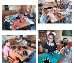 Занятия в объединении «Акварелька». МАОУ СОШ 34 (педагог Беломытцева А. В.).